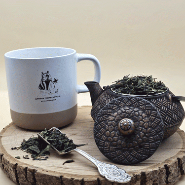 Vertige de l'amour thé vert parfumé Chine by Lartisanes