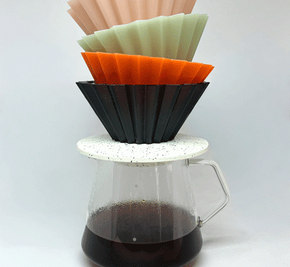 Dripper Origami 2 tasses résine AS