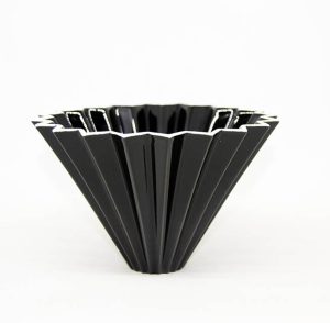 Dripper origami porcelaine japonaise noir