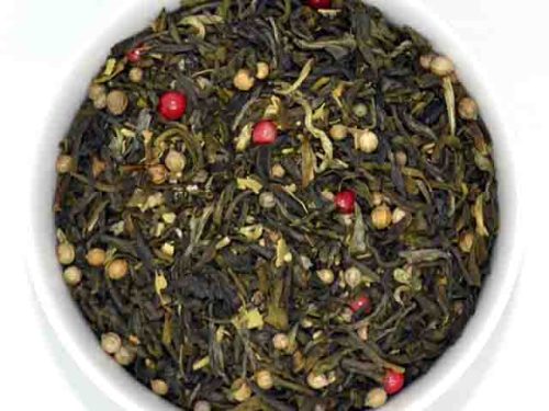 Thé Vert Bio Parfumé de Chine Secret D'Orient Jasmin Cardamome Coriande par L'Artisanes Thés Cafés à Saint-Quentin