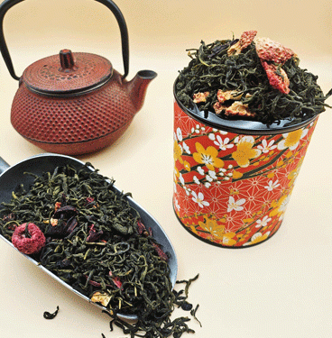 Fruits rouges thé vert parfumé Chine by Lartisanes_1