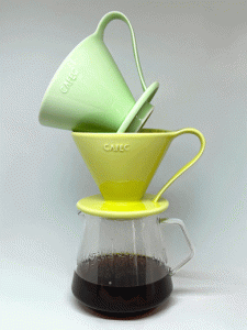 Dripper Cafec V60 céramique 4 tasses