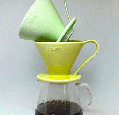 Dripper Cafec V60 céramique 4 tasses